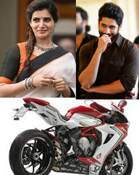 samantha,naga chaitanya,new baik buying,mv augasta super baik  సమంత కోసమేనా కొత్త బైక్..!